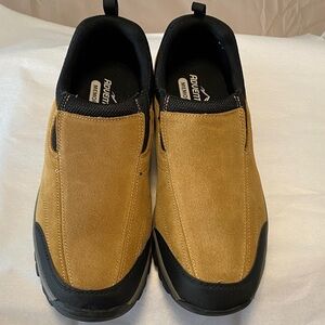 Men's Adventureridge Tan Suede Leather Slip-On Size 12 Shoes